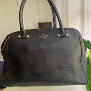 Kate Spade black leather bag